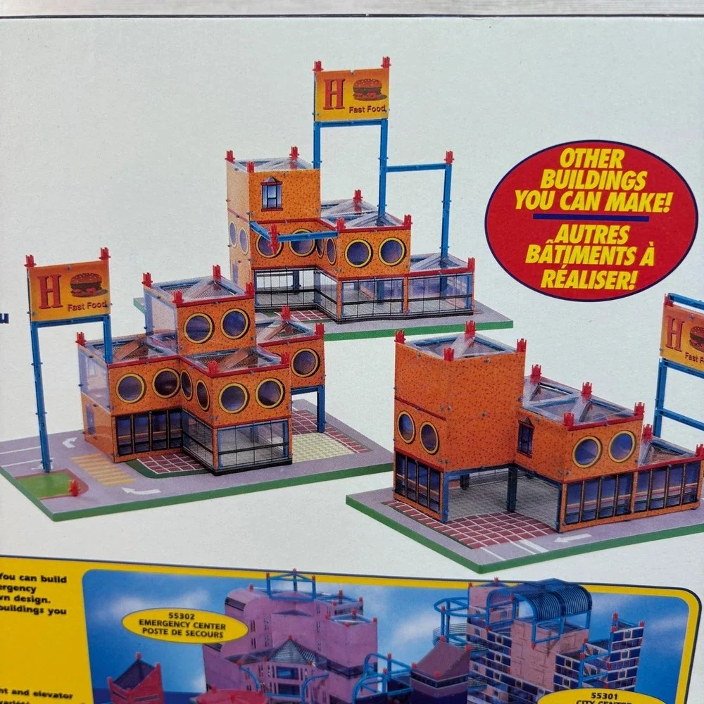 Irwin GirderPanel Building System Fast Food Restaurant building set Sealed 1990s